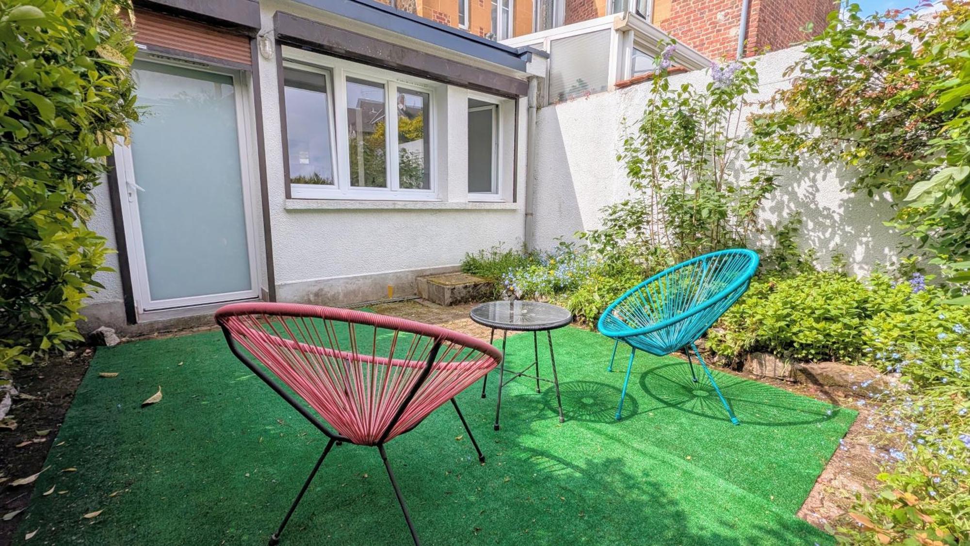 Stockholm- Studio Cosy Et Patio, Proche Centre Charleville-Mézières Kültér fotó